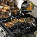 Allstare WB31X24738 Griddle Replacement Parts for GE Gas Stove Parts WB31X49806 Cast Iron Center Griddle Plate 19.5" x 9" General Electric Gas Range Stove Top Griddle GE Cooktop Flat Top Pan 1 Pack