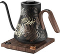 INTASTING Electric Kettle, Gooseneck Electric Kettle, ±1℉ Precise Temperature Control, Stainless Steel Interior, Quick Heating for Pour Over Coffee, Tea & Boiling Water, 0.9L (Rainforest)