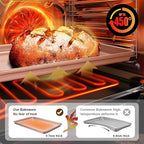 Wildone 2 Pack Jelly Roll Pan, Nonstick Baking Sheet for Oven, Thicker Carbon Steel Cookie Sheet 15x10 Inch, Heavy Duty & Easy Clean, Rose Gold