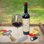 Ah So Wine Opener - Two Prong Cork Puller with 2 Wine Stoppers for Wine Bottles - Stainless Steel Wine Bottle Opener - Ideal for Safely Removing Fragile, Old Corks Intact - Gifts for Wine Lovers
