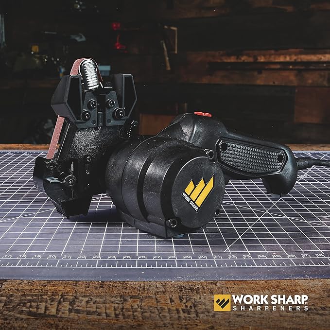 Work Sharp Knife and Tool Sharpener with extra replacement belts