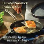 Anolon X - SearTech Nonstick Saucier, Induction Cooktop Compatible (2.4L/2.5qt)