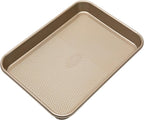 Kitchen Details Pro Series Small Baking Sheet | Nonstick | Textured Diamond Base | Creates Even Heating | Durable | Easy to Clean | Oven Safe up to 500 Degrees