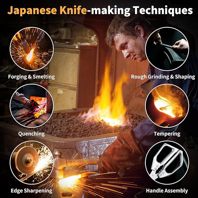 Kitchen Scissors for Food Japanese - Poultry Shears, Japanese All Purpose Heavy Duty for Chicken Wing/Bone, Meat, Quail, Fish, Turkey, Vegetables, Stainless Steel Cooking Aid Scissors, Dishwasher Safe