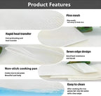 2Pcs Rice Net, 45 x 39 inch Sushi Rice Cooking Net,Non-Stick Rice Cooker Napkin,Reusable Home or Commercial Rice Net,Fine Mesh Steam Cloth
