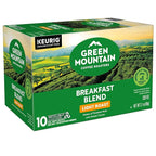 Green Mountain Coffee Roasters Breakfast Blend, Keurig Single Serve K-Cup Pods, Light Roast Coffee, 60 Count, (6 Packs of 10)