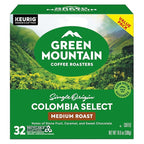 Green Mountain Coffee Roasters Colombia Select Coffee, Keurig Single-Serve K-Cup pods, Medium Roast, 32 Count