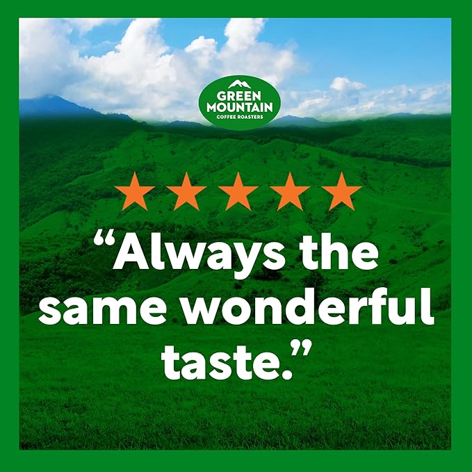 Green Mountain Coffee Roasters Vermont Country Blend Keurig Single-Serve K-Cup Pods, Medium Roast Coffee, 60 Count (6 Packs of 10)