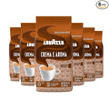Lavazza Roasted Coffee Beans, Crema E Aroma, 2.20 lbs (Pack of 6)