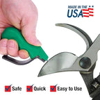 AccuSharp Large Garden Tools and Lawn Mower Blades Sharpener, Ideal for Loopers, Pruners and Shears, Safe, Easy-to-Use, Made in the USA