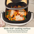 Cuisinart ClearView Large 9-Quart Basket Air Fryer with ClearView Window, Digital Control Panel, 5 Functions, 3 Air Fry Presets, 2 Custom Presets, Easy Clean, PFAS-Free, 3 -Year Warranty, AFC-9