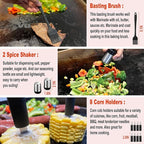 N NOBLE FAMILY 38PCS Flat Top Grill Accessories Set - Must Have for Your Outdoor with Professional Griddle Spatula, Cleaning Kit, Grill Basting Cover - Ideal Griddle Gift for Men Women