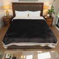 Electric Heated Blanket Twin Size - 62"x84", Soft Flannel Heating Blanket, 10 Heating Levels, 1-12 H Auto Shut Off, Breathable Warm and Washable for Bed, Dark Grey