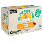 Newman's Own Organics Special Blend Decaf Keurig Single-Serve K-Cup Pods, Medium Roast Coffee, 72 Count