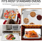 Convection Toaster Oven Replacement Parts for BLACK DECKER 8 Slice Extra Wide Convection Toaster Oven, 14.6×8.8 IN Food Grade Grill Pan Plate Rack Tray Crisper Plate Accessories
