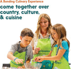 eat2explore Cooking Kits for Kids 15 Pcs – Interactive & Educational Kids Cooking Sets Real for Ages 5 and Up,3 Recipe Cards & Global Ingredients – Perfect for Families and Homeschooling (India)