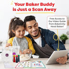 Baketivity Whoopie Pie Burgers Baking Kit for Kids Set - Real Cooking Set for Girls & Boys Ages 5-12 - Baking Kit with Premeasured Ingredients, STEM Kit for Kids with Instructions