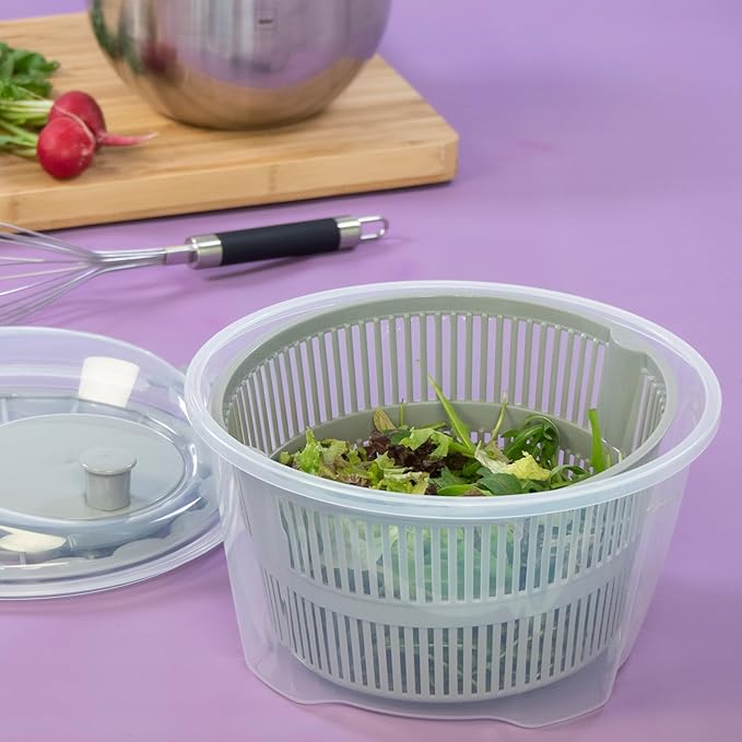 Kela "Mailin Salad Spinner, Plastic, Green, 4.4 Litre