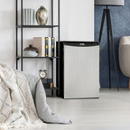 Danby DAR044A4BSLDD 4.4 cu. ft. Compact Fridge in Stainless Steel