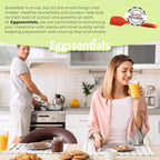 Eggssentials Egg Poacher Pan Nonstick Poached Egg Maker, Stainless Steel Egg Poaching Pan, Poached Eggs Cooker Food Grade Safe PFOA Free with Spatula, Egg Poachers Cookware