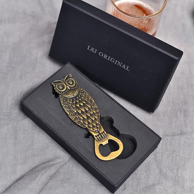 Beer Bottle Opener Owl，Cool Bottle Opener for Bar Tool, Soda and Beer Cap Remover, Cool & Fun Gadget