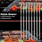 BBQ Grill Accessories Set, 14Pcs Barbecue Grill Tools, Stainless Steel BBQ Utensil Kit with Case for Smoker Camping, Idea Choice for Outdoor Kitchen Cooking, Gift for Men, Thanksgiving Day, Christmas