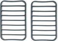The Silicone Kitchen Silicone Roasting Rack Pan Extra Large, Dishwasher Safe, BPA Free, Non-Toxic, 7 in by 10.75 in, Navy, 2 Pack