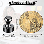 Tiergrade Metallic Magnets, Refrigerator Magnets, 20 Pack Black Magnetic Push Pins, Strong Fridge Magnets, Multi-use Whiteboard Magnets Perfect for Kitchen Office Classroom