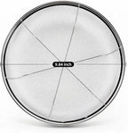 Fine Mesh Strainer for Kitchen, Stainless Steel Colander Bowl for Pasta, Rice, Fruit, Metal Net Baskets with Resting Base - Strain, Drain, Rinse (Diameter 9.84 inch)