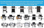 Full-Size Griddle Inserts for Weber Spirit I & II 300 Series, Flat Top Griddle Plate for Weber Spirit E-310/E-320 S-310/S-320 Spirit II E/S-310 E/S-320 Series, Replace for 6787