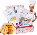 BAKETIVITY Kids Baking DIY Activity Kit Bake Delicious Yum&m Jumbo Cookies- Real Fun Little Junior Chef Essential Kitchen Lessons Includes Pre Measured Ingredients