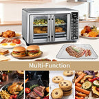 Toaster Oven Replacement Parts for Gourmia GTF7655 GTF7460 GTF7465, Air Fryer accessories Toaster Oven Air Fryer 17 cooking presets 1700W french door digital air fryer oven 24L capacity