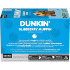 Dunkin' Blueberry Muffin Flavored Coffee, 10 Keurig K-Cup Pods