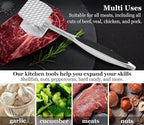 Meat Tenderizer Kitchen Mallet Hammer Tool Manual Pounder For Tenderizing Chicken Steak Beef Poultry