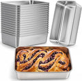 20 Pack Stainless Steel Loaf Pan Set 9 x 5 Inch Bread Baking Pans Banana Loaf Tins For Baking Cake Meatloaf Brownies Sourdough Lasagnas Dishwasher Safe