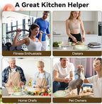 Ukeetap 10" Pro Chicken Shredder Tool Twist Large for Kitchen, BPA-Free Food-Safe Meat Grinder, Visible Chicken Breast Meat Shredder with Strong Anti-Slip Bottom & Ergonomic Handle, Green