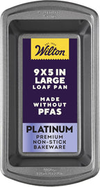 Wilton Advance Select Premium Non-Stick Bread Loaf Pan, 9.25 x 5.25 Inches, Steel, Silver