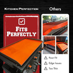 KITCHEN PERFECTION 36" Premium Silicone Griddle Cover Mat For Blackstone Griddle 36 Inch - Hermetic Protection From Rust & Debris All Year, Fits All Blackstone 36 Inch Models - Food Grade Silicone