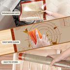 Pastry Mat, 0.7mm Extra Thick 26 x 16 Inches Large Non Stick Silicone Baking Pad, Pie Crust Rolling Supplies for Making Christmas Cookies Bread, Easy to Clean