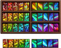 Ziliny Windmill and Diamond Holographic Chocolate Bar Mold Silicone, Rainbow Light Effect Chocolate Bar Deep Thick Molds for DIY Candy Dessert Baking, Candy, Wax Melts, Cake Decoration (Rectangle)