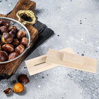 BESPORTBLE Solid Wood Chestnut Opener and Manual Nutcracker Tool for Home Use – Handheld Chestnut Peeler and Sheller Suitable for Varieties Kitchen Specialty Gadget