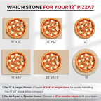 Unicook Pizza Stone, Heavy Duty Cordierite Pizza Pan for Oven and Grill, Thermal Shock Resistant Baking Stone for Bread, 15 X 12 Inch Rectangular, 6.8 lbs