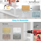 2nd Gen Paper Towel Holder Under Cabinet No Drilling, [More Sturdy] Self Adhesive or Drilling Paper Towel Holder Wall Mount for Kitchen, RV, [Fit Mega Paper Towel Roll] SUS304 Stainless Steel