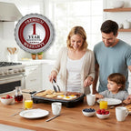 OVENTE Electric Griddle with 16 x 10 Inch Flat Non-Stick Cooking Surface, Removable and Adjustable Temperature Control, Indoor Grill for Instant Breakfast, Pancakes, Eggs or Burgers, Copper GD1610CO