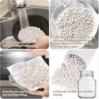 Sukh 1.94LB Pie Weights for Baking - Pie Crust Weights Ceramic Baking Beans for Reusable Natural Ceramic Stoneware Homemade Kitchen Must Have Round Household Steam Oven Stone