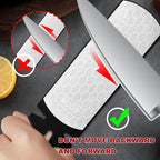 Diamond Sharpening Stone,400/1000 Grit Handheld Double-Sided Diamond Sharpener 5 in 1 Honeycomb Surface Knife Sharpener Plate Whetstone with Ceramic & Tungsten Steel Scissor Slot,Red
