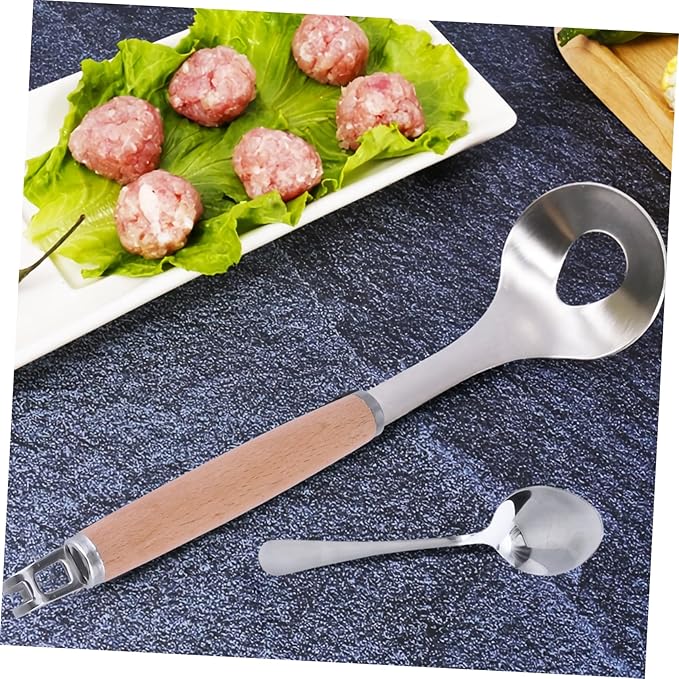 Ciieeo 1 Set Meatball Maker with Non Slip Handle Kitchen Gadget for and Cleaning for Meatballs Fish Balls and Shrimp Paste Cooking Tool