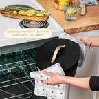 10 in 1 Electric Multi Cooker 6 Quart Nonstick Programmable Kitchen Cooker Black