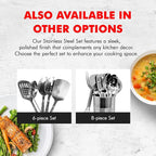 Chef Craft Select Kitchen Tool and Utensil Set, 6 Piece Set, Stainless Steel