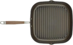 Anolon Advanced Home Hard Anodized Nonstick Deep Square Griddle Pan/Grill, 11 Inch, Bronze